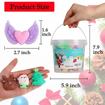 KINGYAO Squishy Toys Mini Mochi Squishies Set
