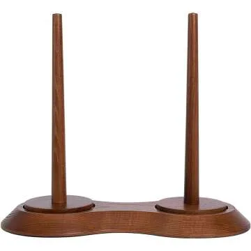 Handmade Yarn Double Holder with Twirling Mechanism