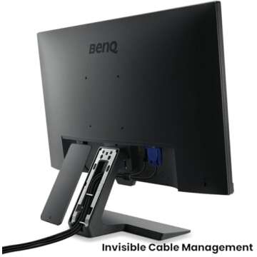 BenQ GW2480 Computer Monitor 24" FHD 1920x1080p | IPS | Eye-Care Tech | Low Blue Light | Anti-Glare | Adaptive Brightness | Tilt Screen | Built-In Speakers | DisplayPort | HDMI | VGA,Black