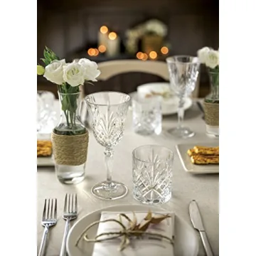 Elegant Lorenzo RCR Crystal Water Glass Set - 6 Count