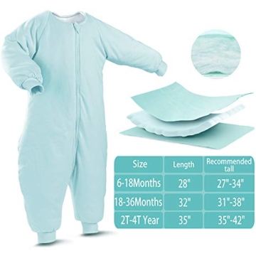Cozy RESTCLOUD Sleep Sack for Toddlers, Winter Essential