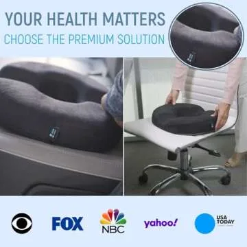 Comfortable Donut Seat Cushion for Back Pain Relief