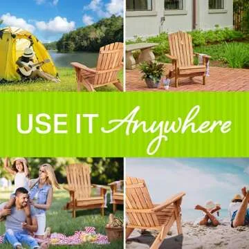 Comfortable Plant Theatre Adirondack Chair for Outdoors