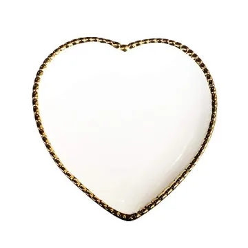 CHOOLD Elegant Ceramic Heart Shaped Dinner Plate for Kitchen & Parties