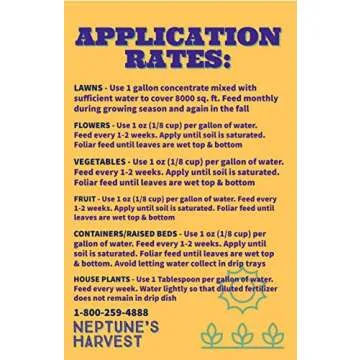 Neptune's Harvest Fish Fertilizer 2-4-1 - 36 Ounce, Organic Growth Enhancer