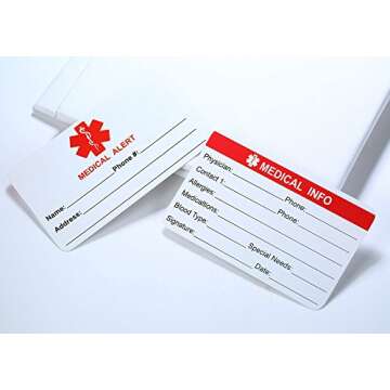 VNOX Medical Jewelry-Two-Tone Custom Engraving Wide Stainless Steel ID Emergency Watchband Link Bracelet,8.5"