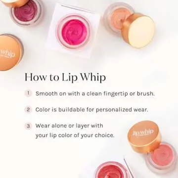 Kari Gran Lip Whip | Moisturizing Lip Balm with Organic Oils | Clear Glossy Sheen + Peppermint | Rich Buttery Texture, Hydrates & Protects | Non-GMO, Organic Ingredients, Made in USA (Cora Gold)