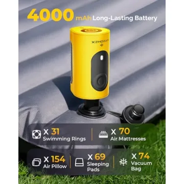 Portable Air Pump for Inflatables Fast and Durable