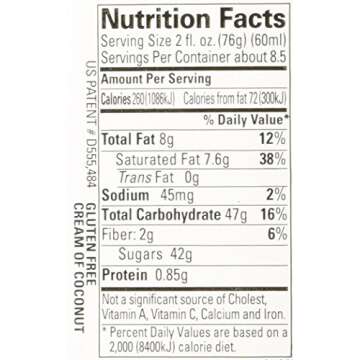 Coco Reàl, Cream of Coconut, 16.9 FL OZ Squeezable Bottle (Pack of 3)