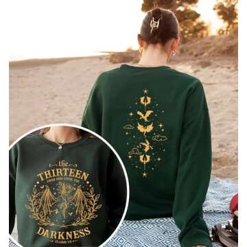 The Thirteen Throne of Glass Sweatshirt - from Now Until The Darkness Claims Us Sjm Sweater M Black