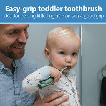 Dr. Brown's Dinosaur Toddler Toothbrush, Fun & Functional