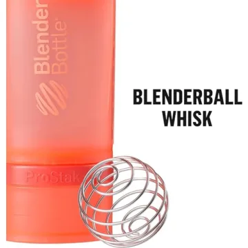 BlenderBottle Shaker with Pill Organizer, ProStak System