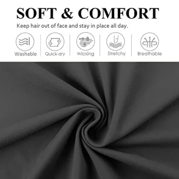 Huachi Non Slip Workout Headbands - Stylish and Comfortable