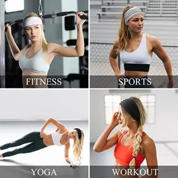 Huachi Non Slip Workout Headbands - Stylish and Comfortable