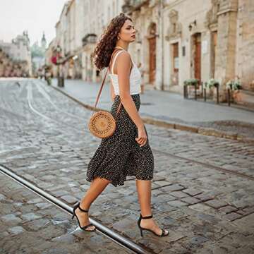 IDIFU Women's Black Heels Size 6 Kitten Heels Stiletto Heels for Women Dressy Open Toe Heels Ankle Strap Heeled Sandals Wedding Bridal Shoes On Evening Prom(Black Pu)