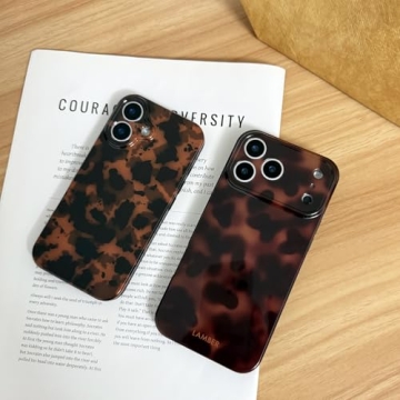 XQAGU iPhone 17 Tortoise Shell Phone Case - Slim & Trendy