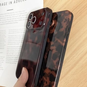 XQAGU iPhone 17 Tortoise Shell Phone Case - Slim & Trendy