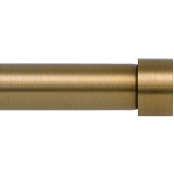 Stylish Ivilon Drapery Curtain Rod in Warm Gold Finish