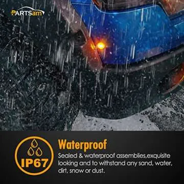 Partsam Amber LED Marker Lights - 20pcs for Versatile Use