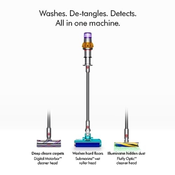 Dyson V15s Detect Vacuum with Laser Tracking