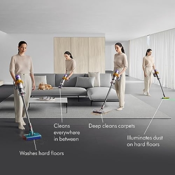 Dyson V15s Detect Vacuum with Laser Tracking