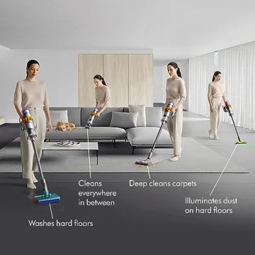 Dyson V15s Detect Vacuum with Laser Tracking