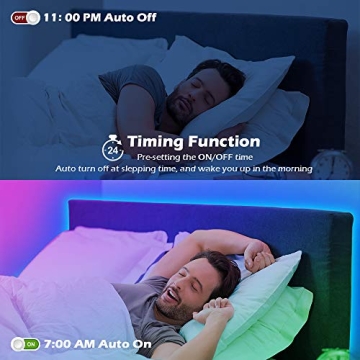 100FT LED Strip Lights - Smart RGB Color Changing Lighting