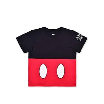 Disney Mickey Mouse Boys T-Shirt and Pants Set for Toddler and Little Kids