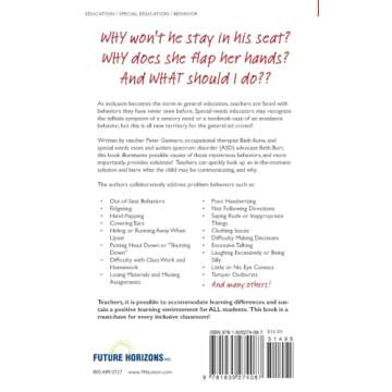 Behavior Solutions for the Inclusive Classroom: A Handy Reference Guide that Explains Behaviors Asso...