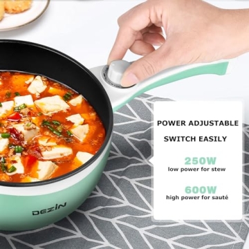 Dezin Portable Electric Hot Pot for Quick and Easy Meals