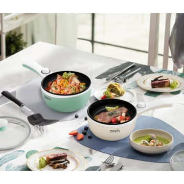 Dezin Portable Electric Hot Pot for Quick and Easy Meals