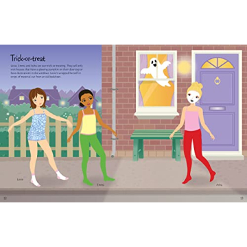Creative Sticker Dolly Dressing Halloween Fun for Kids