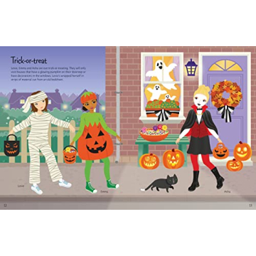 Creative Sticker Dolly Dressing Halloween Fun for Kids