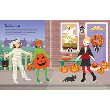 Creative Sticker Dolly Dressing Halloween Fun for Kids