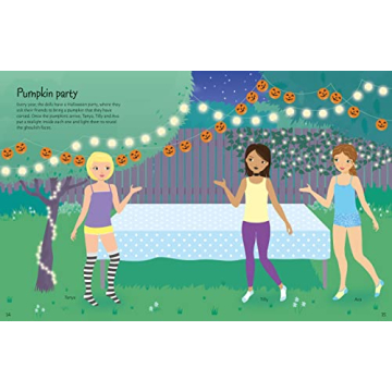 Creative Sticker Dolly Dressing Halloween Fun for Kids