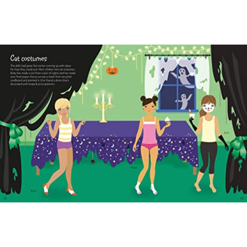 Creative Sticker Dolly Dressing Halloween Fun for Kids