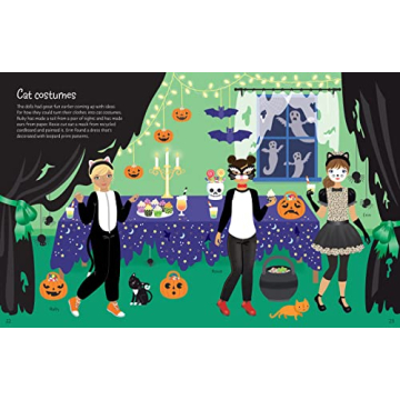 Creative Sticker Dolly Dressing Halloween Fun for Kids