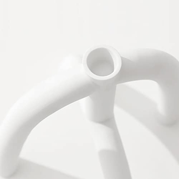 Huhudde Nordic White Ceramic Candlestick for Stylish Decor