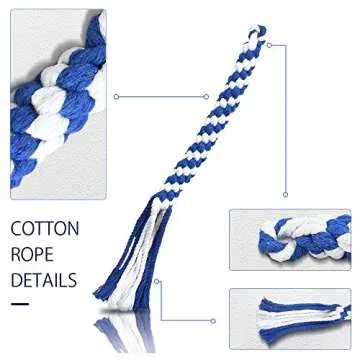Durable ASOCEA Dog Rope Toys for Fun & Health