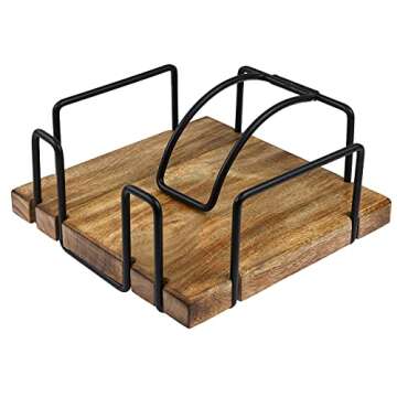 Stylish Tribello Farmhouse Napkin Holder for Your Table