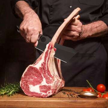 Dream Reach Meat Cleaver - 6.9" Forged Steel Knife