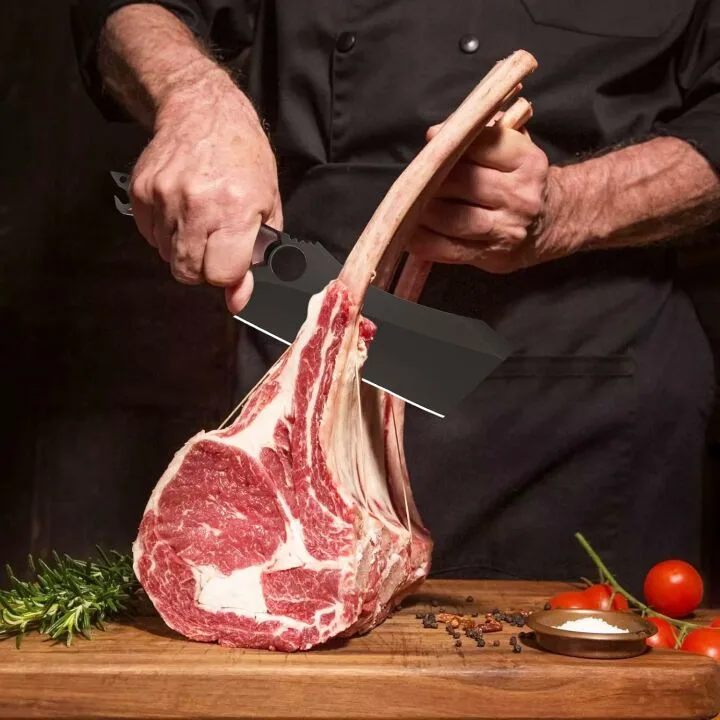 Dream Reach Meat Cleaver - 6.9" Forged Steel Knife