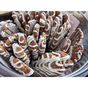 Trader Joe's Oatmeal Cranberry Dunkers with Fudge Drizzle