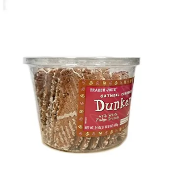 Trader Joe's Oatmeal Cranberry Dunkers with Fudge Drizzle