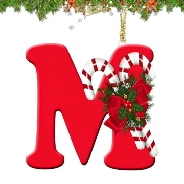 Personalized 26 Letter Christmas Tree Ornaments - Unique DIY Decorations