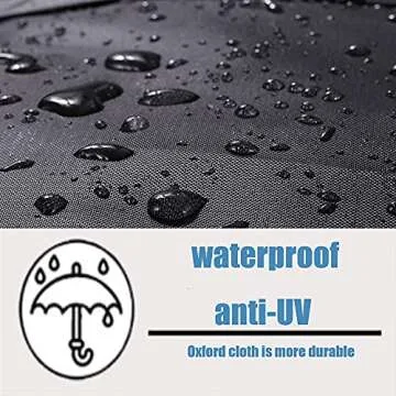 Kovshuiwe Chiminea Cover,Outdoor Patio Chiminea Cover,Chimney Fire Pit Heater Cover,Chiminea Accessories Outdoor Patio Chiminea Covers,Chiminea Cover Outdoor Waterproof,Durable(48X25X13 inch)