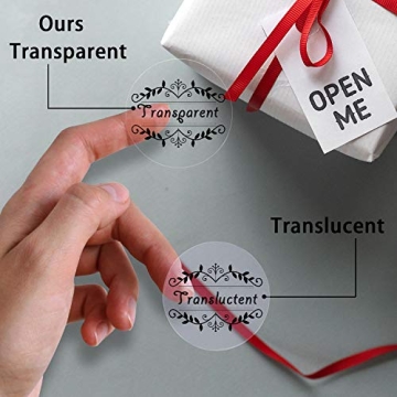 Gwybkq Clear Vinyl Sticker Paper 50 Sheets for Inkjet