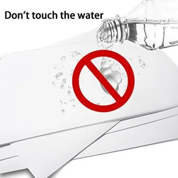 Gwybkq Clear Vinyl Sticker Paper 50 Sheets for Inkjet