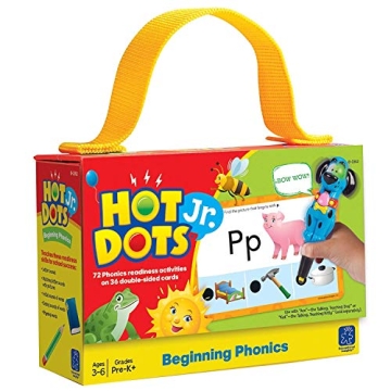 Educational Insights Hot Dots Jr. Beginning Phonics Card Set – Fun Learning for Kids!