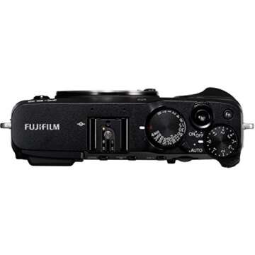 Fujifilm X-E3 Mirrorless Digital Camera, Black (Body Only)